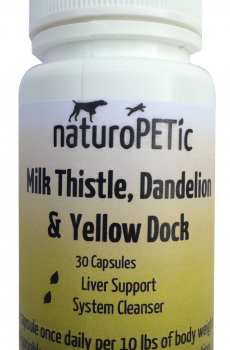 Milk thistle, dandelion, yellow dock and beet root supplement for liver support