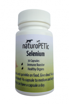 Selenium antioxidant booster for pets